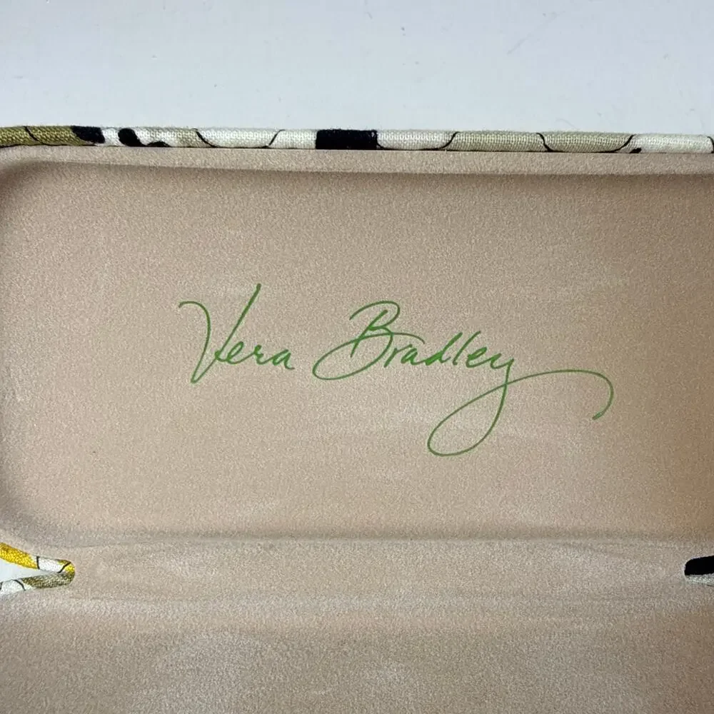 Vera Bradley Dogwood Floral Hard Shell Eyeglass Sunglasses Clamshell Case